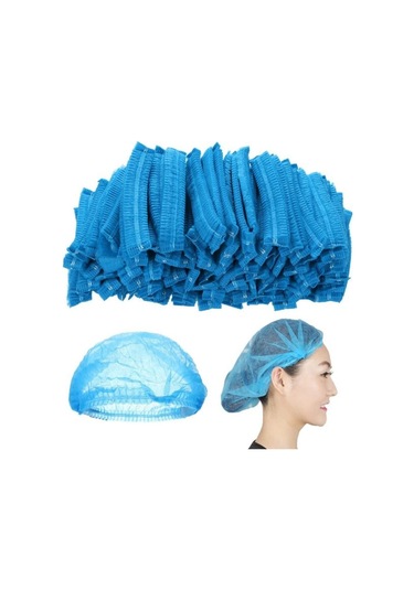 Fourend Tek Kullanımlık Mavi Saç Bonesi 1000 Adet