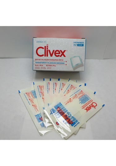 Şeffaf Pu Hazır Pansuman Yara Örtü 5cm X 9cm 50adet C6109p