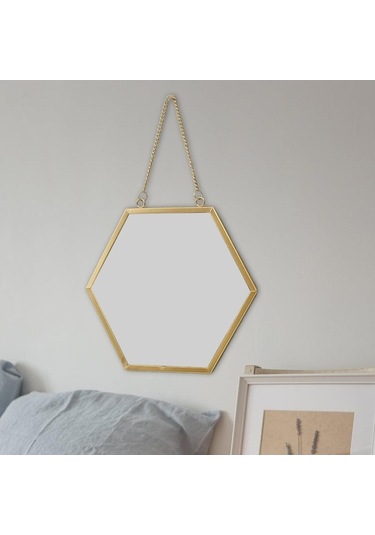 Pazly Yolu Suntek Odası Giyinme Giriş Daire 28,5cmx25cm-altıgen Zu Altın