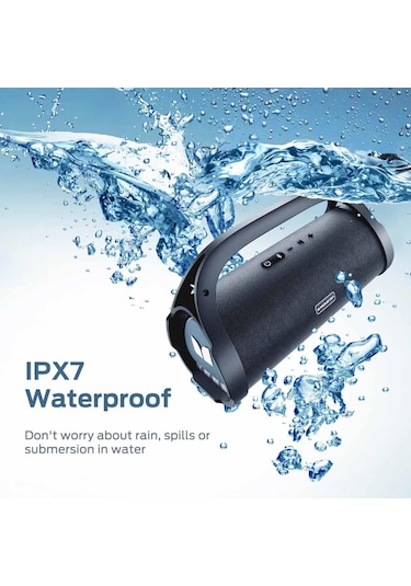 Monster Adventurer Max Boombox 60 W Çift Subwoofer IPX7 Bluetooth 5.0 Hoparlör