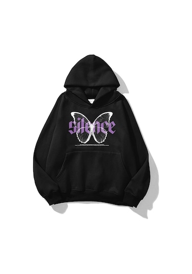 Hırsch Unisex Silence Sweatshirt Siyah SIYAH