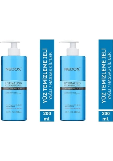 Nedox Yağlı ve Akneye Eğilim Gösteren Ciltler için Yüz Temizleme Jeli 2 x 200 ML