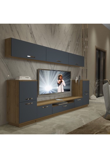 Decoraktiv Trendstyle 9 Mdf Tv Ünitesi Tv Sehpası Pera - Antrasit
