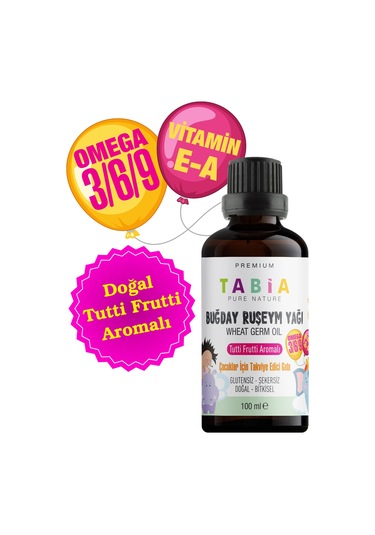 Buğday Ruşeym Yağı Tutti Frutti Aromalı
