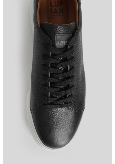 Lufian 111230280 Tommy Erkek Sneaker Ayakkabısı Siyah Beyaz Siyah Beyaz Siyah - Beyaz