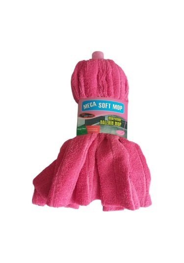Mega Soft Xl Mikrofiber Paspas Büyük Boy Yedek Ucu Ve Ahşap Sapı Takım
