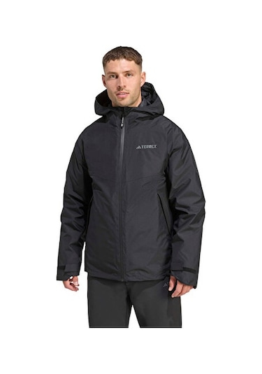 Adidas Terrex Mt 3ın1 Down Erkek Outdoor Mont Jv6242 Siyah Siyah