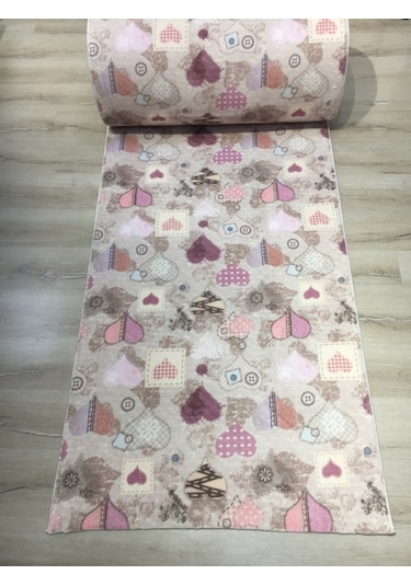 Merroni Trend Soft E042Kalp 120Cm Renkli Kesme Yolluk
