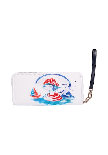 Anemoss Denizci Kız Cüzdan Çok Renkli