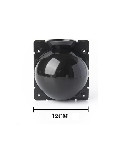 Geeksen Bitki Klonlama Kutusu - Ağaç Ve Çiçek Sapları İçin Kök Geliştirici, Sert Plastik, 8cm Orta Boy, Siyah, 10 Adet Set