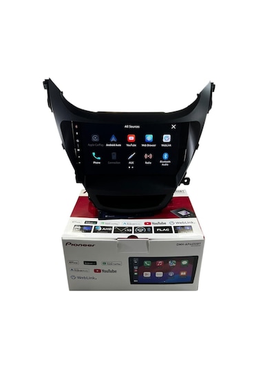 Hyundai Elentra 2014-2016 Pioneer 4-64 Tam Profesyonel Oem Multimedia 9"