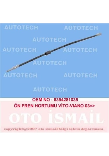 Autotech Tms03 - Fren Hortumu On Mercedes Vıto W639 03