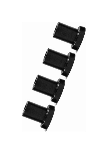 Springsun Karbon Çelik Kayar Barn Kapısı Ray Spacerı, Pom Kaplama, Duvar Ray Sabitleme Aksesuarı, 4 Adet Paket