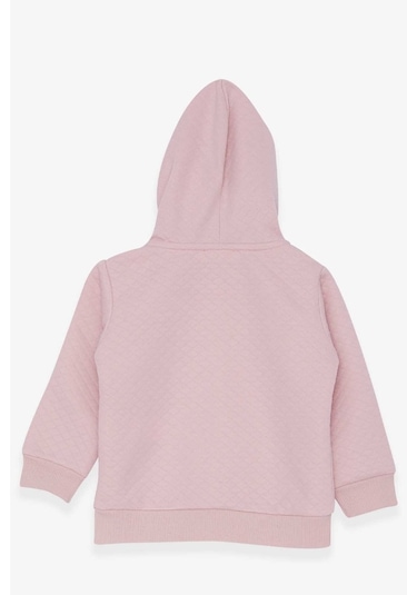 Kız Çocuk Hırka Nakışlı Pullu Pudra (1.5-5 Yaş)