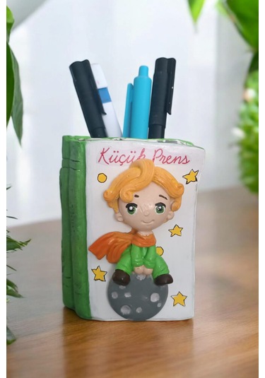 Küçük Prens Kitabı Şeklindeki Kalemlik 10x8 Cm