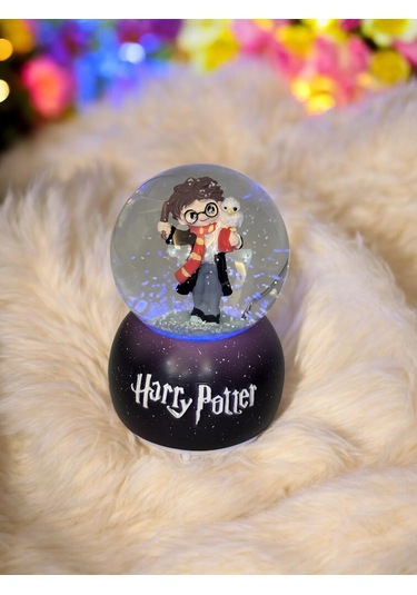Mobgift Harry Potter Baykuşlu Model Mini Boy Kar Küresi Cam