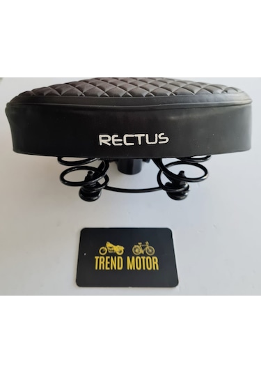 Bisiklet Sele Koltuk Geniş Model Yaylı - Siyah