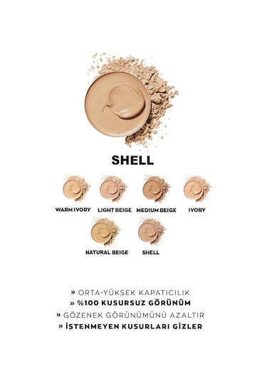 Avon Ideal Flawless Pata Krem Fondöten Shell