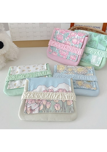 Sones Bd0443 2 Adet Karikatür Desenli Büyük Kapasiteli Hijyenik Saklama Poşeti Kırmızı Çiçek Kırmızı