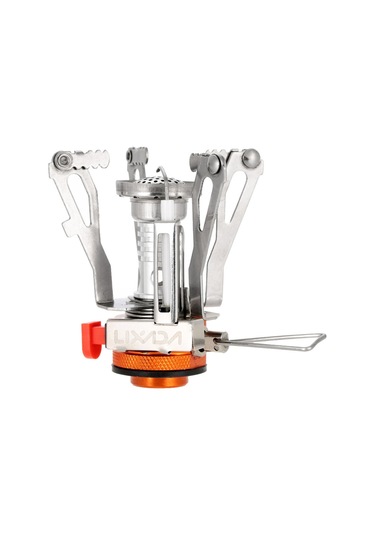 Geeksen Lixada Süper Hafif Mini Cep Açık Hava Pişirme Brülörü Katlanır Kamp Gazlı Ocak 3000w Kamp Sobası Çok Renkli