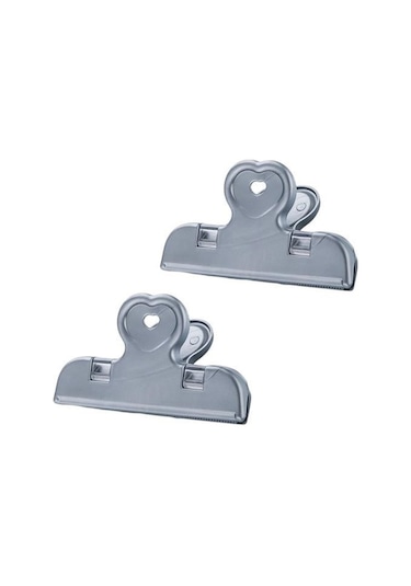 Büro Ev Ofis Mutfağı İçin 2parça Kolay Torba Paket Poşet Kapatıcı Mandal Kilitli Klips Seti