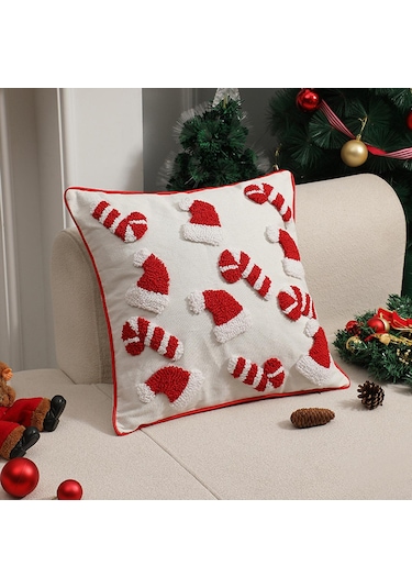 Suntek Yılbaşı Yastık Kılıfı Yıkanabilir Atma 45cmx45cm