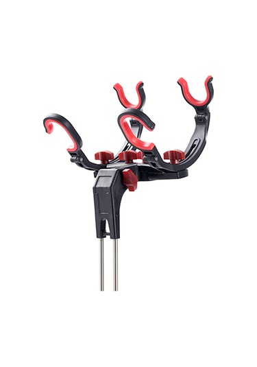 Dianziye İki Balıkçılık Kamışı Tutabilir Ayarlandırabilen Abs + Paslanmaz Çelik Toprak Takılı İki Kollü Kamış Tutucu