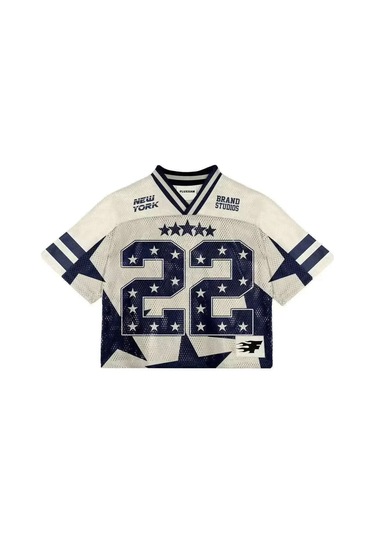 Snapbuy 2025 Y2k Retro Amerikan Futbol Forması Nefes Alan Streetwear Tişörtblackerkek Black