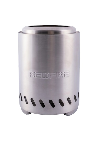 Redfire Volcano Dumansız Masaüstü Ateş Çukuru Silver - Medium Portatif Şömine Balkon & Teras Sobas