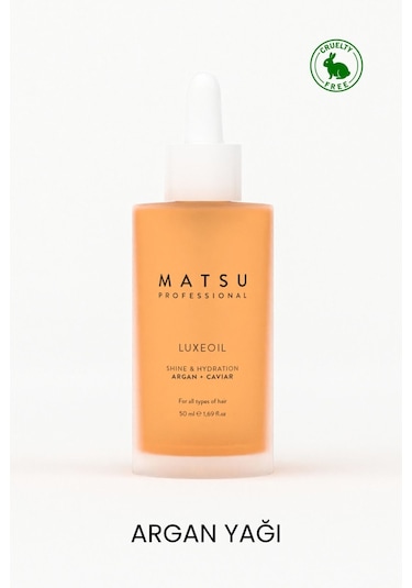 Matsu Luxeoil Argan & Caviar Saç Bakım Yağı 50 ML