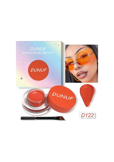 Su Geçirmez Ve Dayanıklı Mat Göz Farı Eyeliner Krem 12 Renkli Kaş Boyası Krem 122 C01