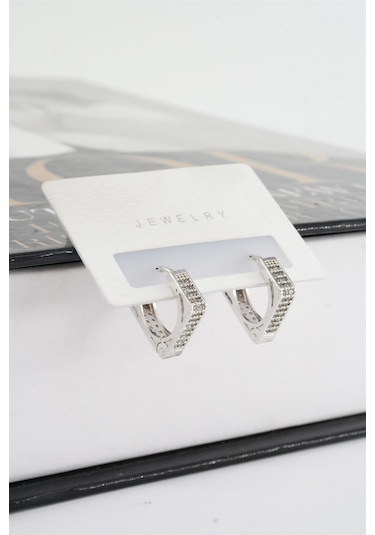 Kadın Vip Seri Zirkon Taşlı 1.6 CM Kare Model Küpe 99258172 Çok Renkli