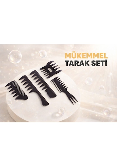 Profesyonel Çok Amaçlı Tarak Seti - Saç & Sakal Şekillendirme Seti Diğer