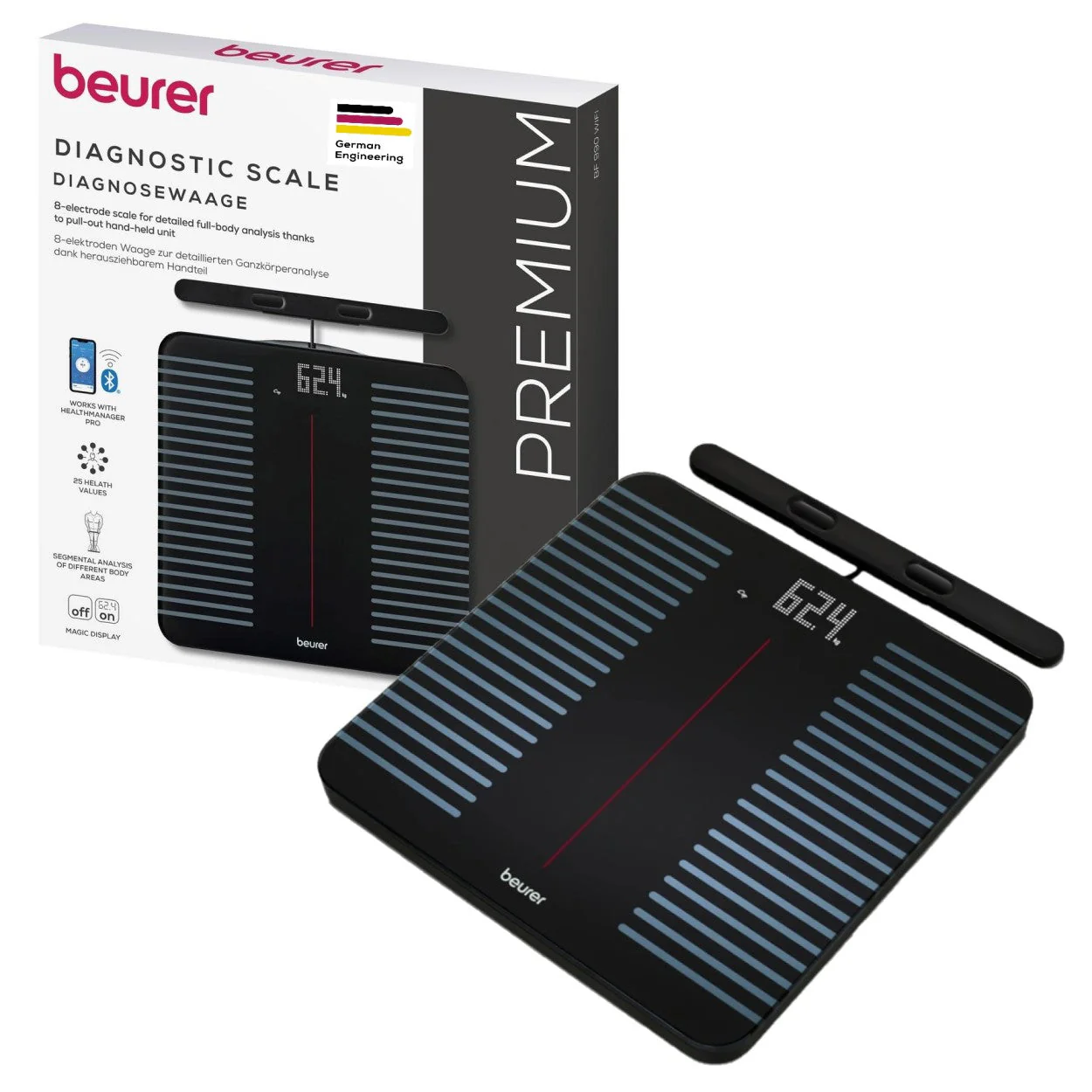 Beurer BBF-990 Wifi Bluetooth Connect Diyagnoz Terazisi