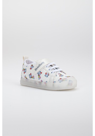 Şirinbebe Şiringenç Keten Gümüş Kız İlkadım Bebek Çocuk Ayakkabısı-2894-gümüş Gümüş