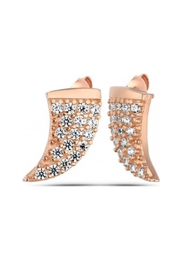 Fil Dişi Gümüş Küpe