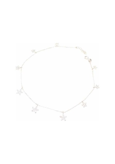 Nusret 925 Ayar Gümüş 2 Boy Yıldız Halhal