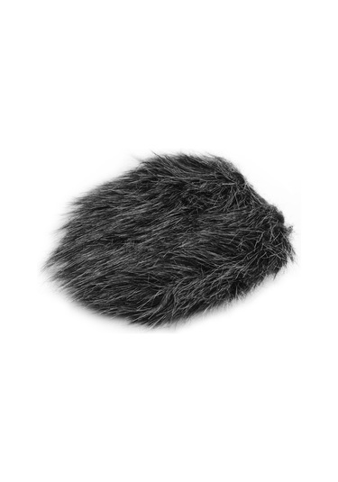 Geeroyoo Koyu Gri Tavşan Tüyü Mikrofon Rüzgar Koruması - Boya Mm1/rode Videomicro Uyumlu, Rüzgar Ve Gürültü Engeli, İç/ Dış Kullanım