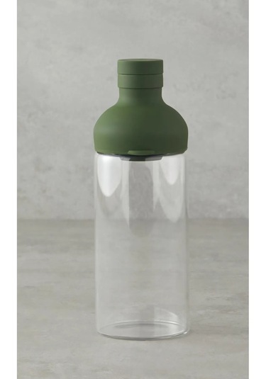 Borosilikat Detoks Şişe 450 Ml.yeşil Renk