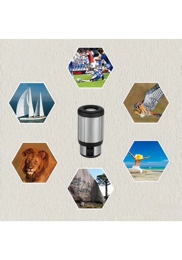 Samdoo Visionking 7x Büyüme 18mm Lens Mini Monoküler - Uzak Manzaralar İçin Parlak Görüntü, Taşınabilir, Kuş İzleme Spor Etkinlikler Seyahat