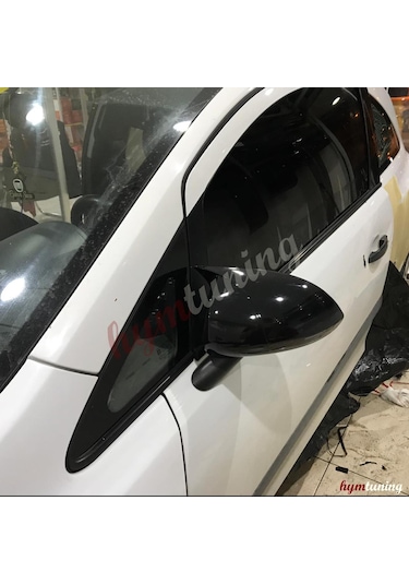 Opel Corsa D Yarasa Ayna Kapağı - Parlak Siyah Abs Plastik N11.3905