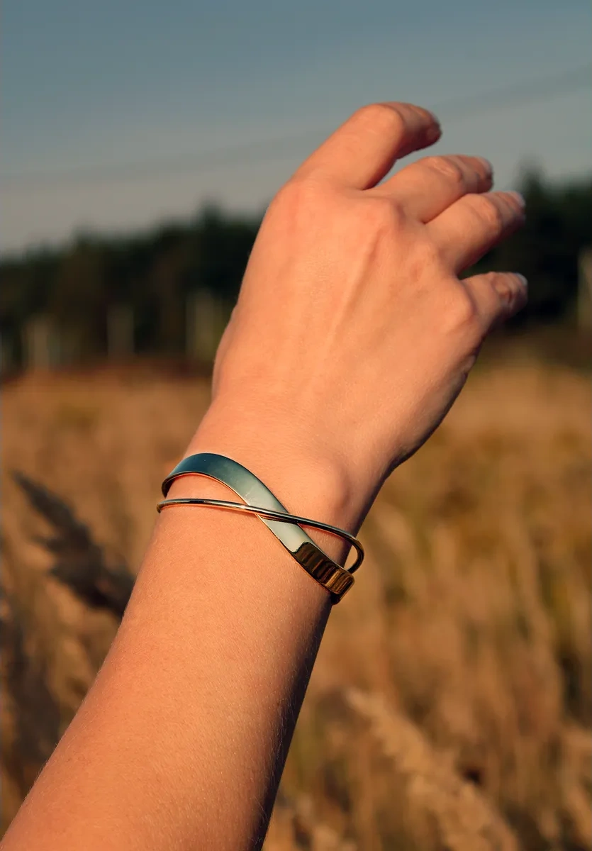 Dara Çift Katlı Altın Renkli Bilezik 371568397 Altın