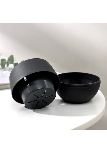 Saburg Çiçek Saksısı Seti 2 Adet, 1,2 Litre Otopompalı Saksı 60807039