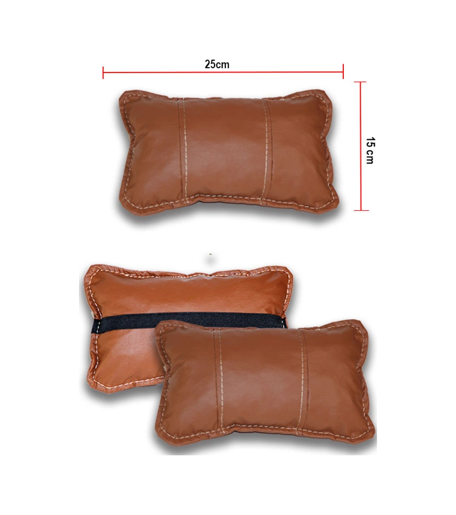 Fiat 500c 2007 Ve Sonrası Oto Koltuk Taba Renk Boyun Yastığı 2 Adet