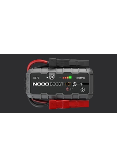 Noco Boost HD GB70 12V 2000 Amper Lityum Akü Takviye + Powerbank + Led Lamba