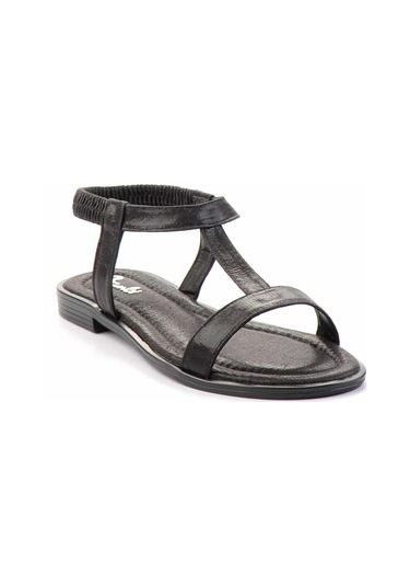 Parlak Siyah Kadın Sandalet K05156080536 Siyah