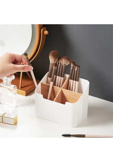 Createtech Depolama Kutusu Tv Klima Uzaktan Kumanda Düzenleyici Beyaz