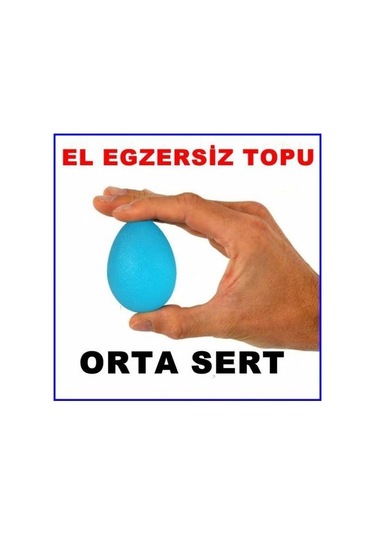 Medikaltec Silikon El Egzersiz Topu Kırmızı: Sert