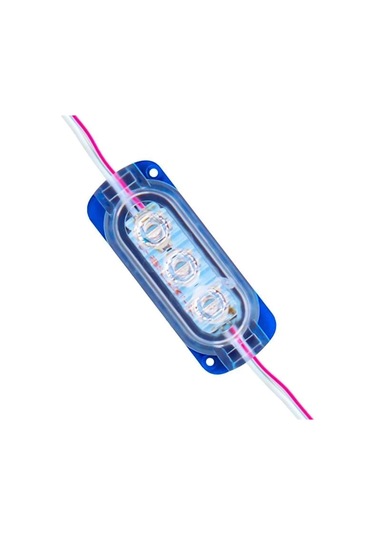 Powermaster 12 Volt 0.6 Watt Mavi 2835 65 X 25 Mm Ip65 120 Lümen 160 Derece Modül Led