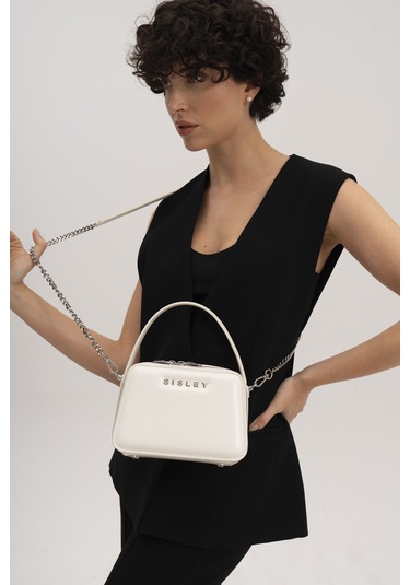 Sisley Kadın El Çantası C.sly 111 Beyaz